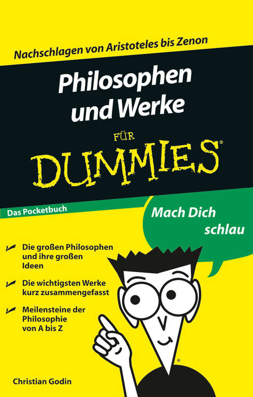 Book cover of Philosophen und Werke für Dummies (Für Dummies)