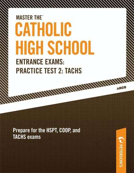 Book cover of Master the Catholic High School Entrance Exams--Practice Test 2: TACHS