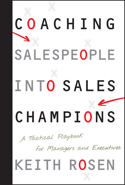 Book cover of Coaching Salespeople into Sales Champions