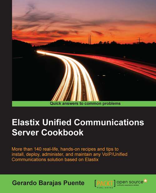 Book cover of Elastix Unified Communications Server Cookbook