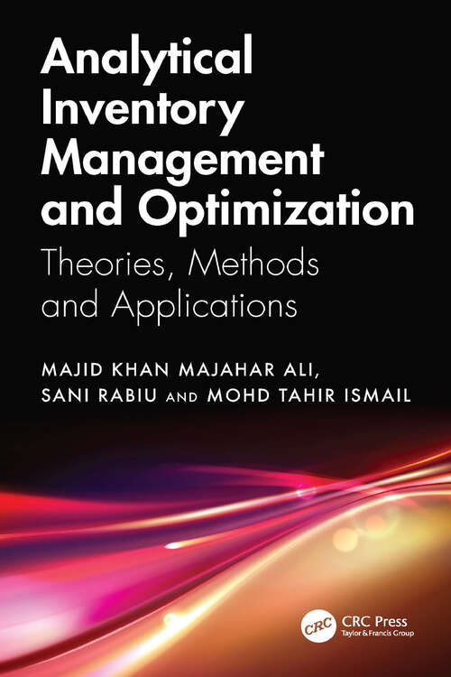 Book cover of Analytical Inventory Management and Optimization: Theories, Methods and Applications (1)