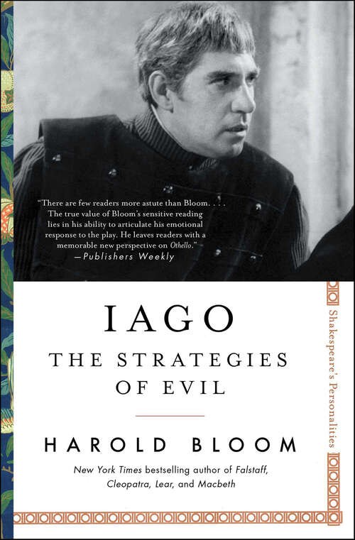 Book cover of Iago: The Strategies of Evil (Shakespeare's Personalities #4)