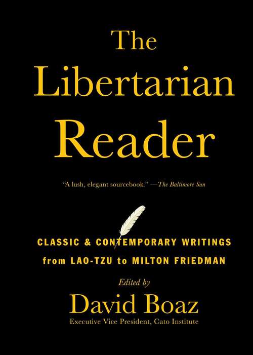 Book cover of The Libertarian Reader