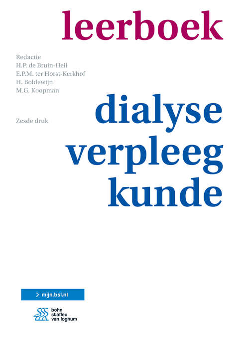 Book cover of Leerboek dialyseverpleegkunde