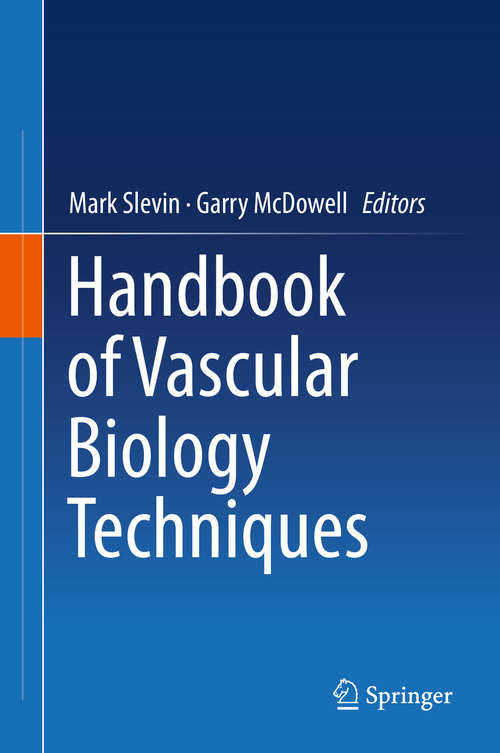 Book cover of Handbook of Vascular Biology Techniques