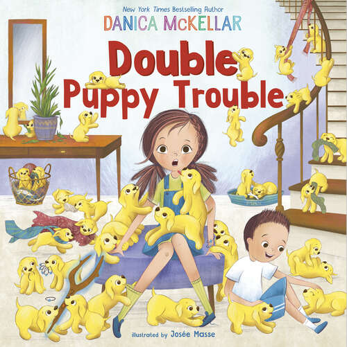 Book cover of Double Puppy Trouble (McKellar Math)