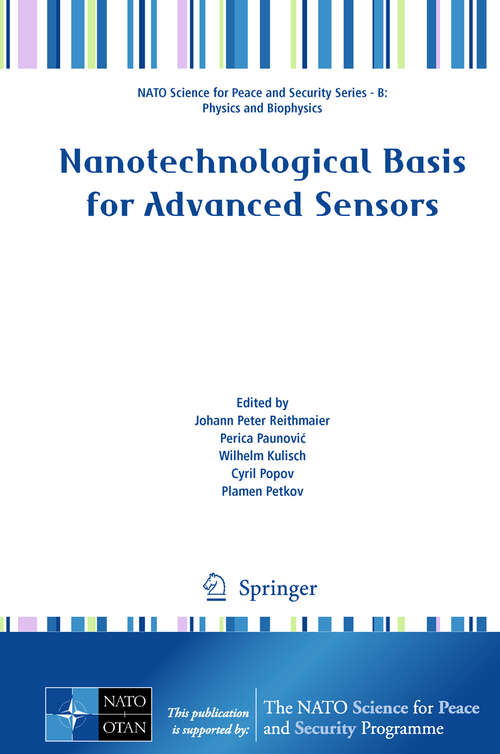 Book cover of Nanotechnological Basis for Advanced Sensors