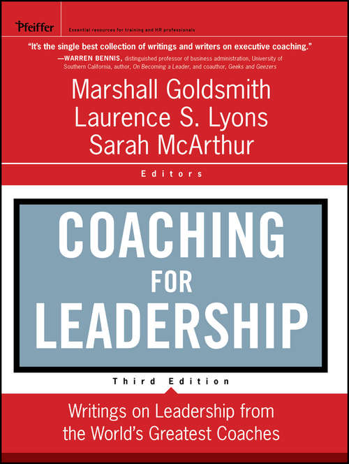 Book cover of Coaching for Leadership
