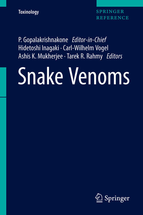 Book cover of Snake Venoms