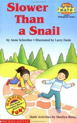 Book cover of Slower Than a Snail (A Math Reader)