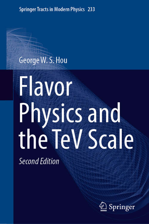 Flavor Physics and the TeV Scale (Springer Tracts in Modern Physics #233)
