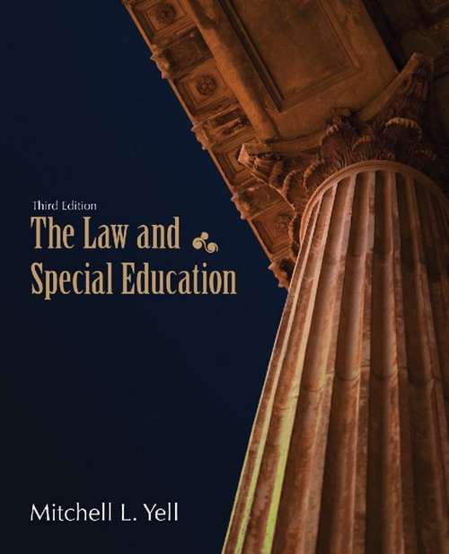Book cover of The Law and Special Education (Third Edition)