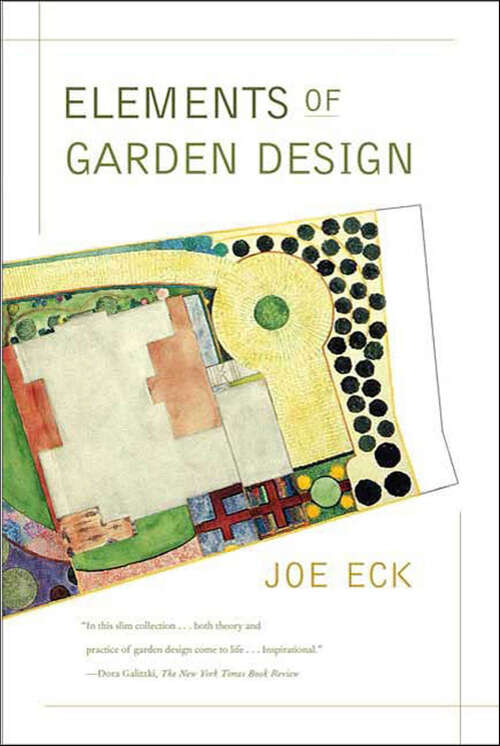 Book cover of Elements of Garden Design