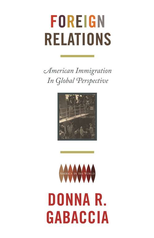 Book cover of Foreign Relations: American Immigration in Global Perspective