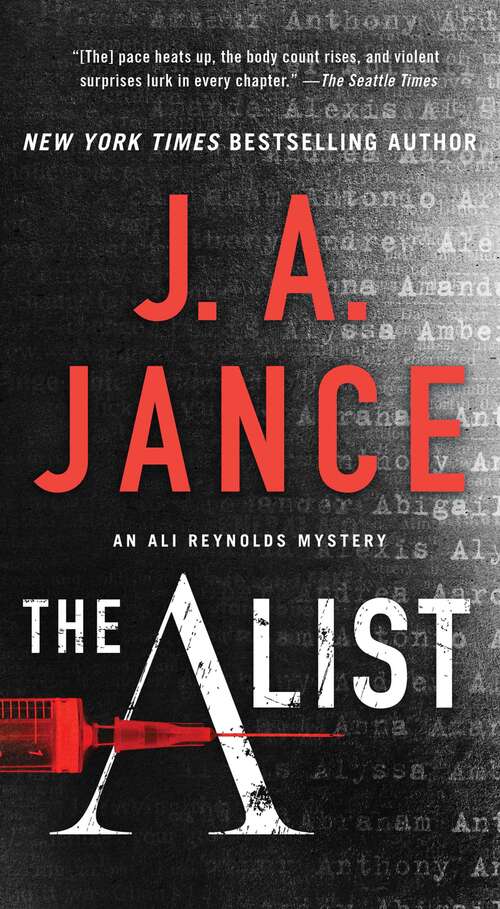 Book cover of The A List (Ali Reynolds Series #14)