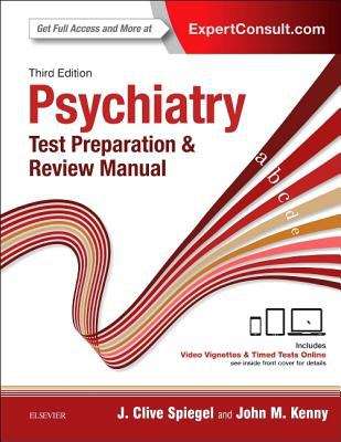 Book cover of Psychiatry Test Preparation And Review Manual