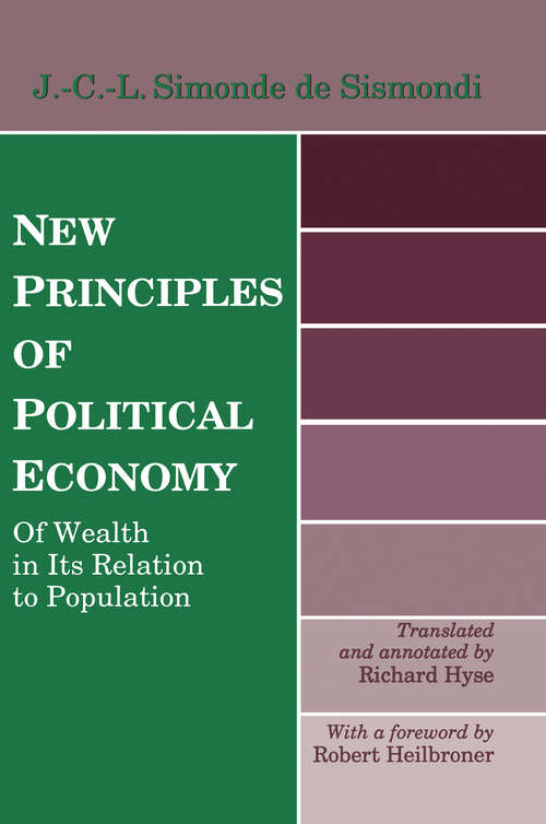 Book cover of New Principles of Political Economy