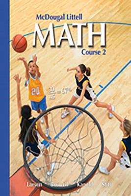 Book cover of McDougal Littell Math (Course 1 #2)