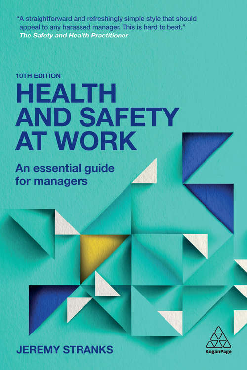 Book cover of Health and Safety at Work: An Essential Guide for Managers