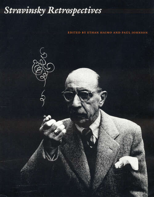 Book cover of Stravinsky Retrospectives