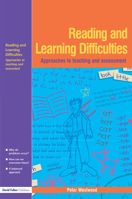 Book cover of Reading and Learning Difficulties: Approaches To Teaching And Assessment