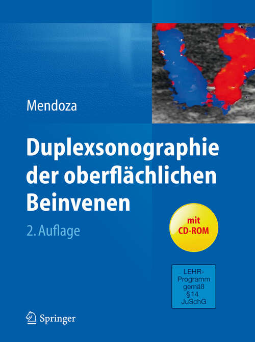 Book cover of Duplexsonographie der oberflächlichen Beinvenen