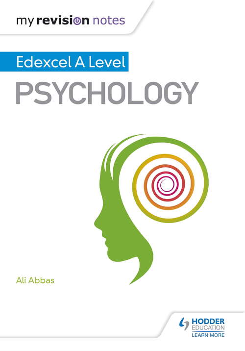 Book cover of My Revision Notes: Edexcel A level Psychology