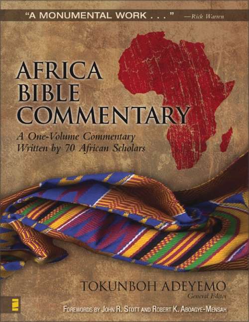 Book cover of Africa Bible Commentary: A One-Volume Commentary Written by 70 African Scholars