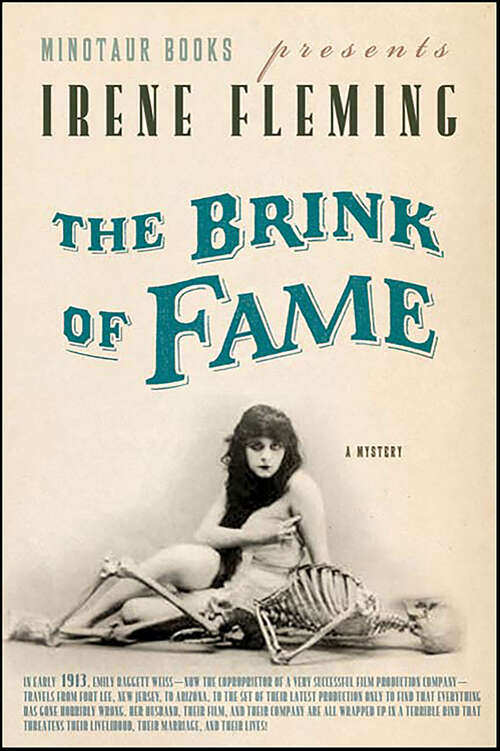 Book cover of The Brink of Fame: A Mystery (Emily Weiss Mysteries)
