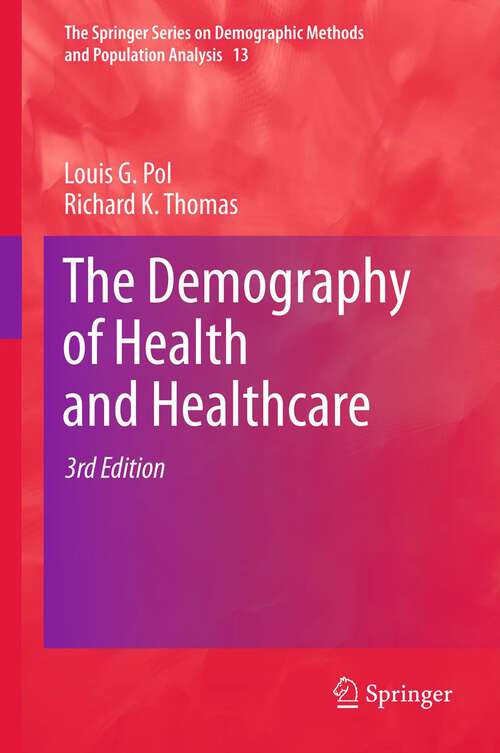 Book cover of The Demography of Health and Healthcare