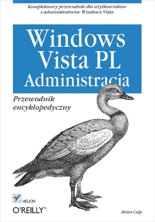 Book cover of Windows Vista PL. Administracja. Przewodnik encyklopedyczny