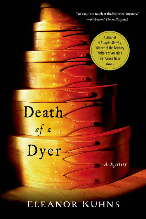 Book cover of Death of a Dyer: A Mystery (Will Rees Mysteries #2)