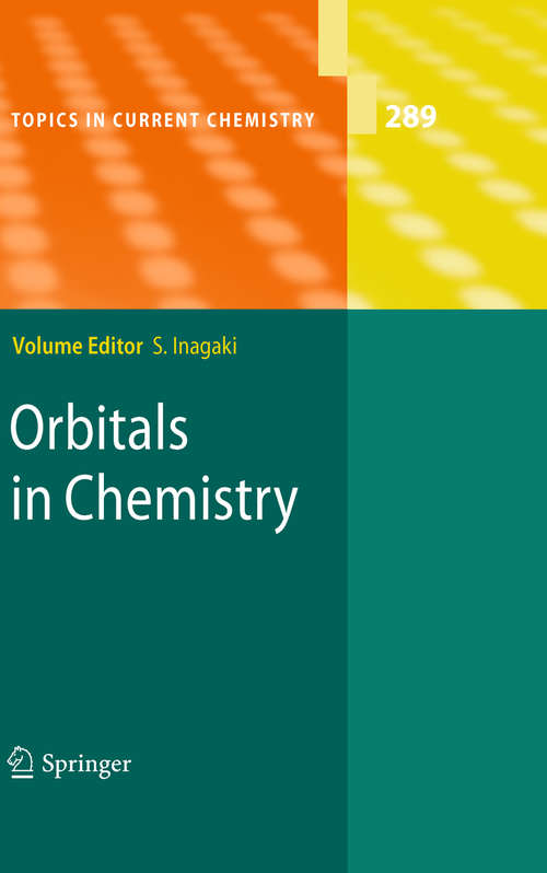Book cover of Orbitals in Chemistry