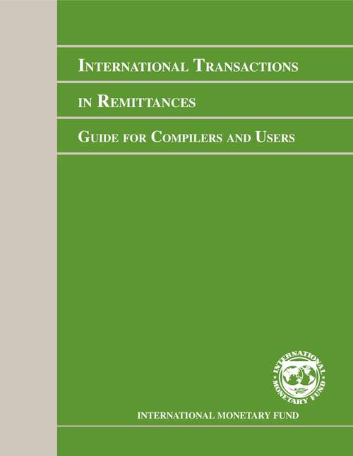 Book cover of International Transactions in Remittances