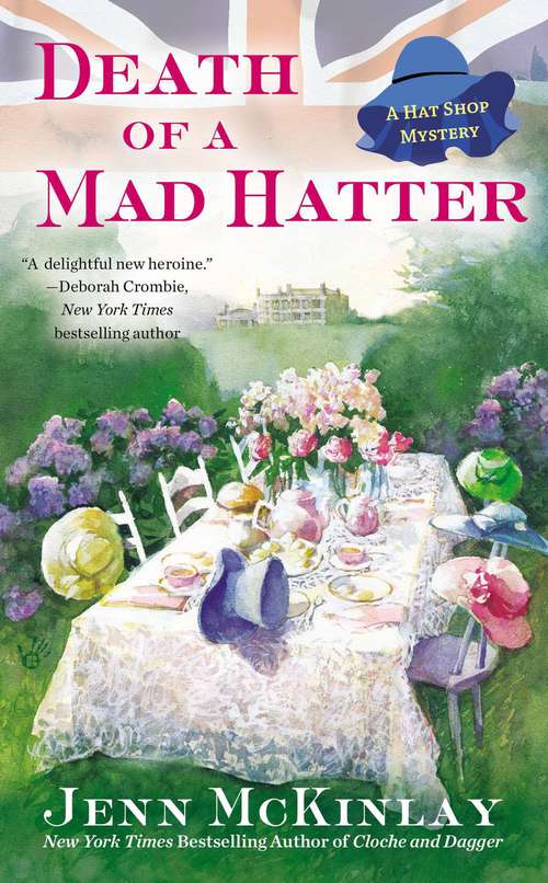 Book cover of Death of a Mad Hatter (A Hat Shop Mystery #2)
