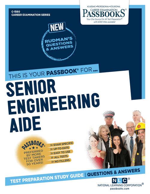 Book cover of Senior Engineering Aide: Passbooks Study Guide (Career Examination Series)