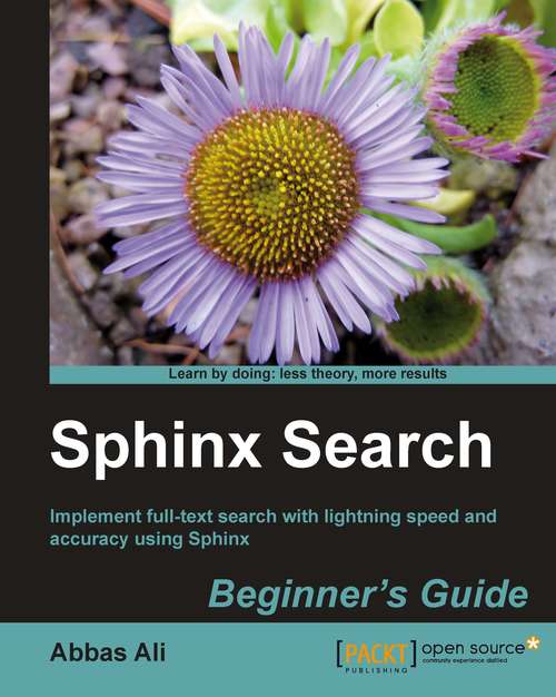 Book cover of Sphinx Search Beginner's Guide