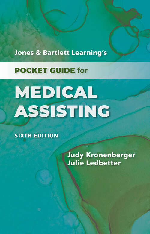 Book cover of Jones & Bartlett Learning's Pocket Guide for Medical Assisting (6)
