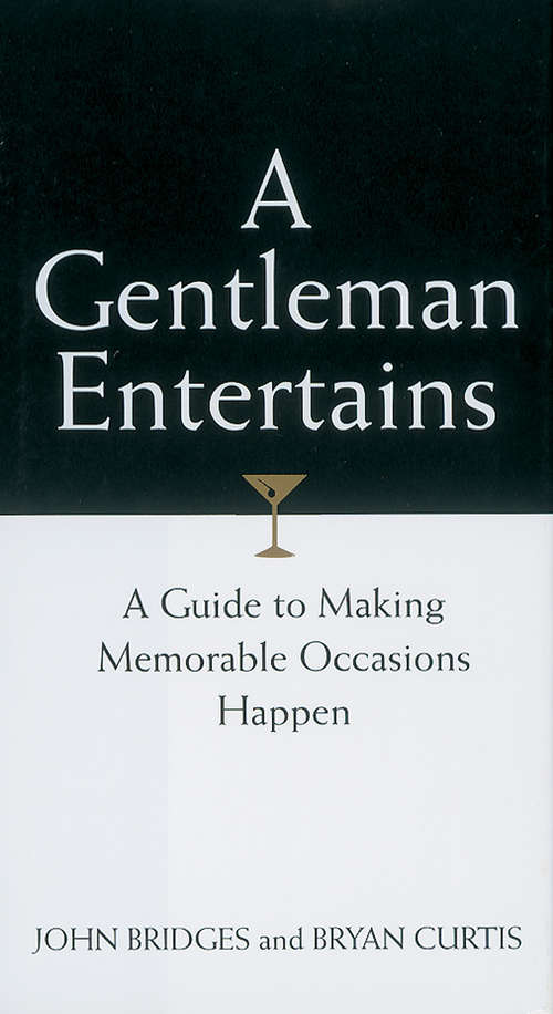 Book cover of A Gentleman Entertains