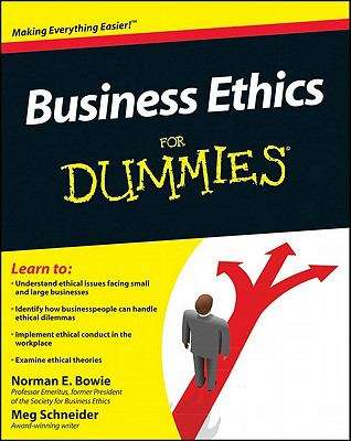 Book cover of Business Ethics For Dummies