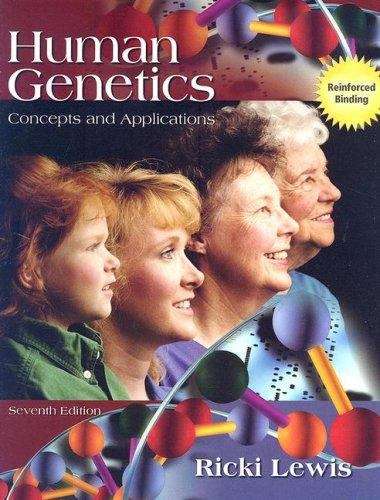 Book cover of Human Genetics: Concepts and Applications (7th edition)