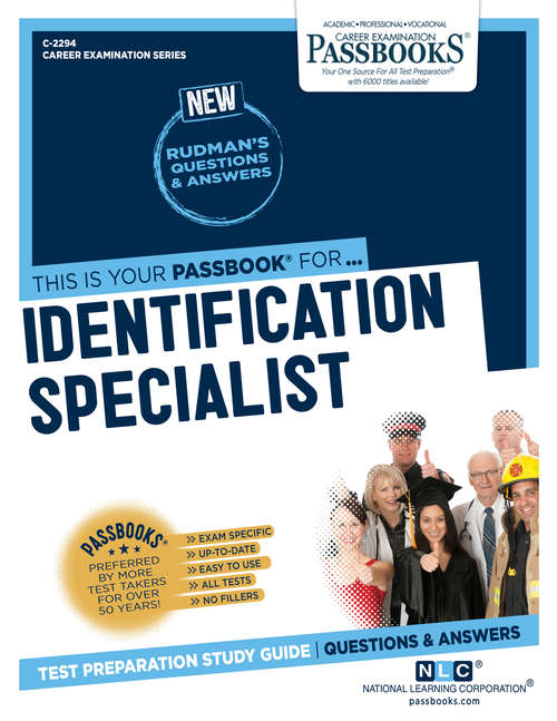 Book cover of Identification Specialist: Passbooks Study Guide (Career Examination Series)