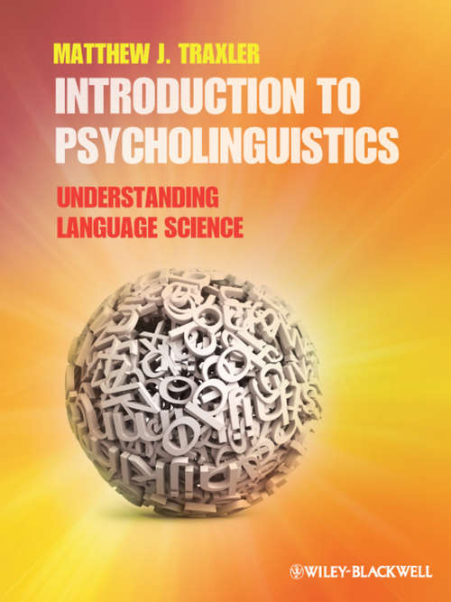 Book cover of Introduction to Psycholinguistics