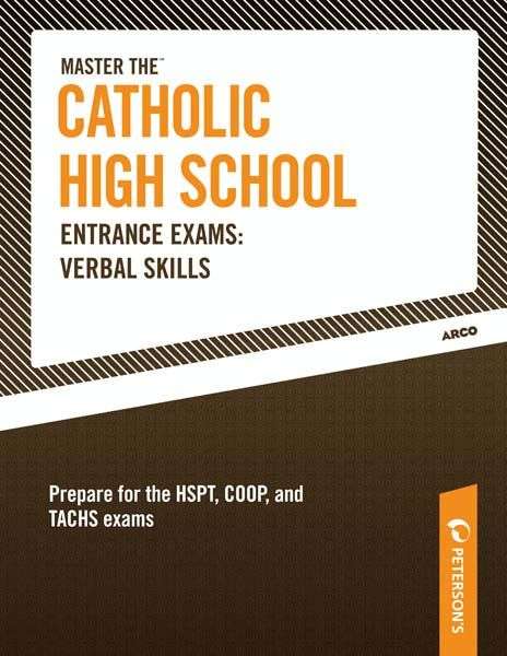 Book cover of Master the Catholic High School Entrance Exams--Verbal Skills