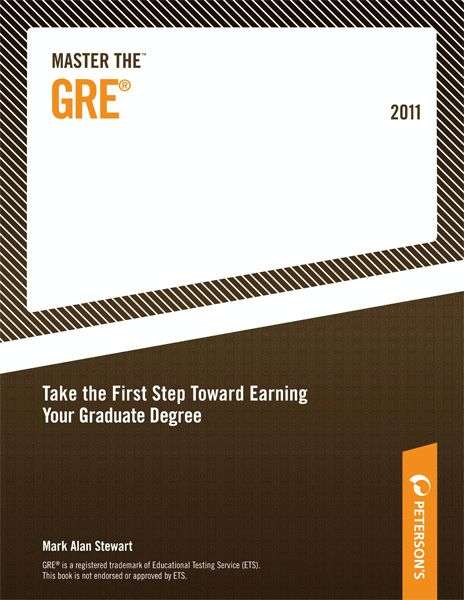 Book cover of Master the GRE 2011