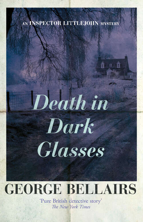 Book cover of Death in Dark Glasses (The Inspector Littlejohn Mysteries)