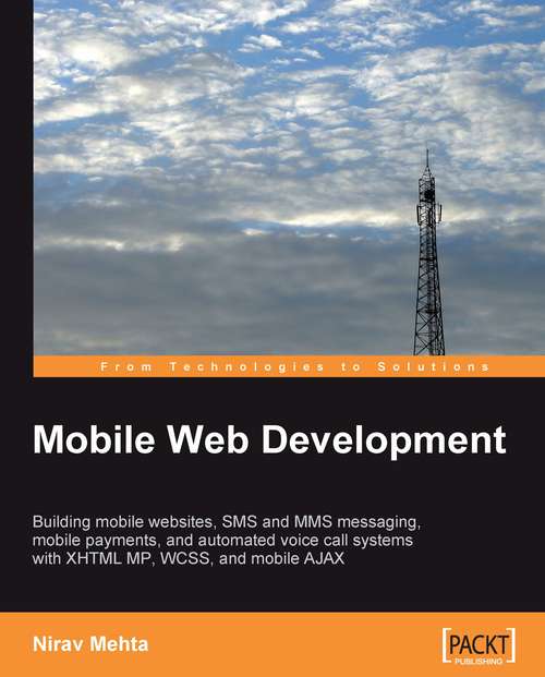Book cover of Mobile Web Development