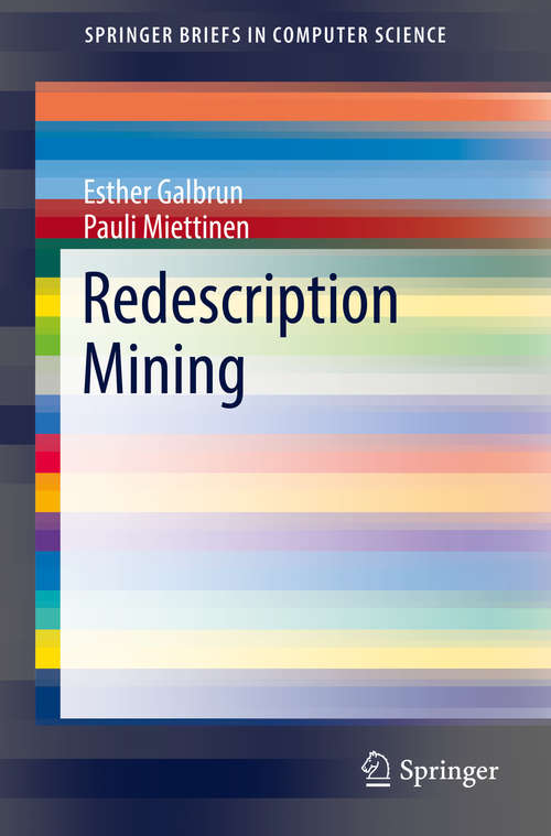 Book cover of Redescription Mining