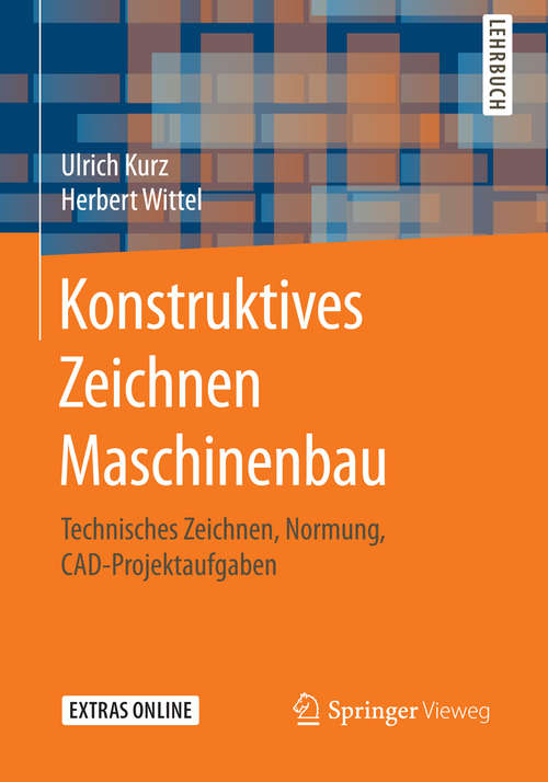 Book cover of Konstruktives Zeichnen Maschinenbau