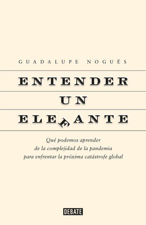 Book cover of Entender un elefante